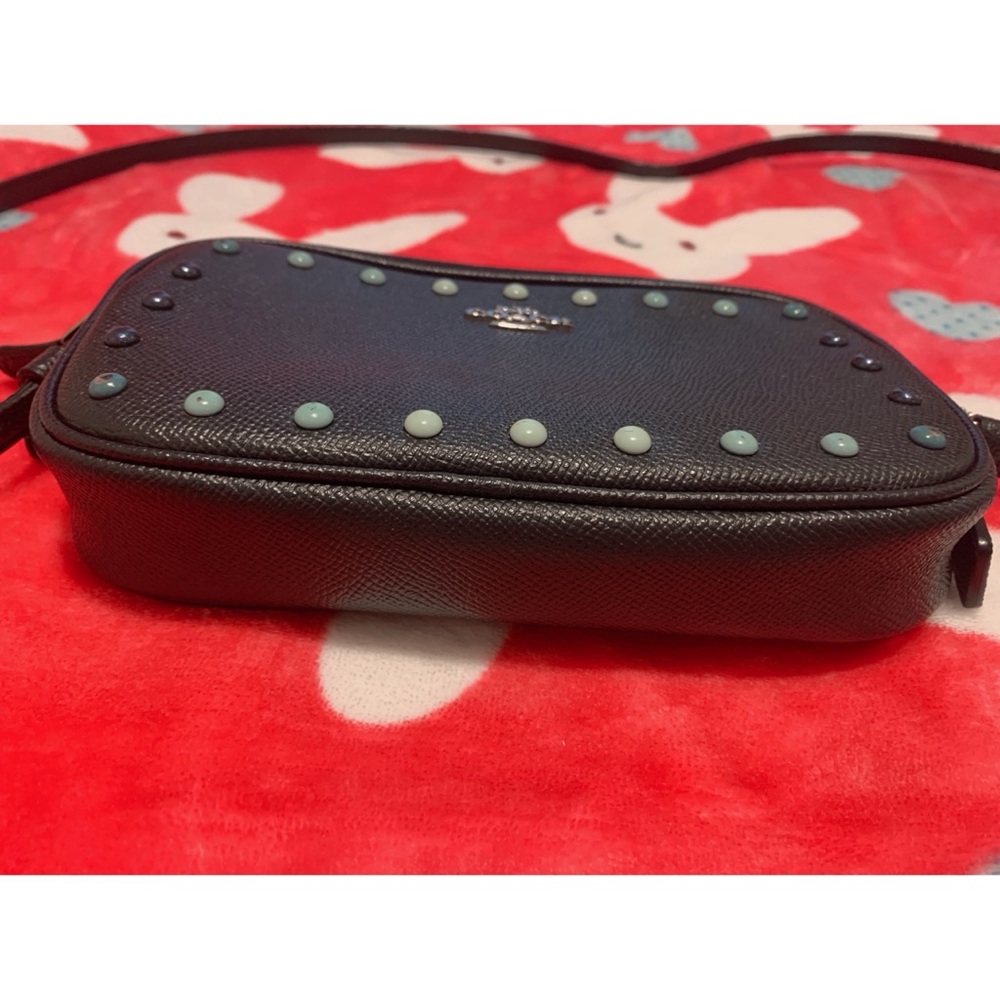 Coach Crossbody Pouch Rivets - Midnight Blue - Picture 8 of 8